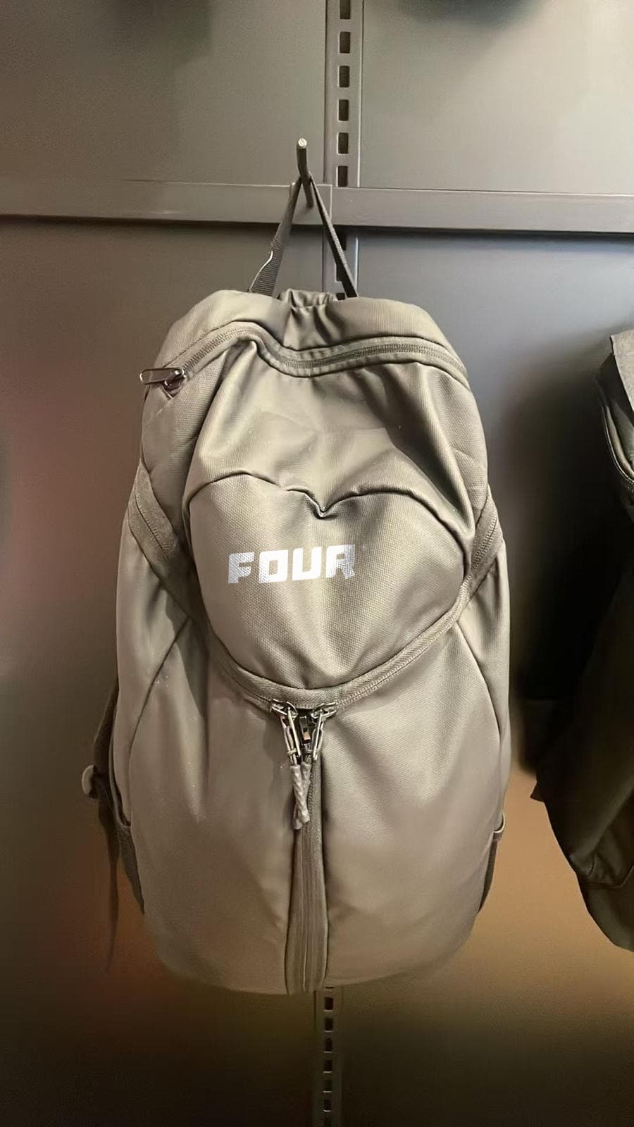 Team Backpack — Grey front