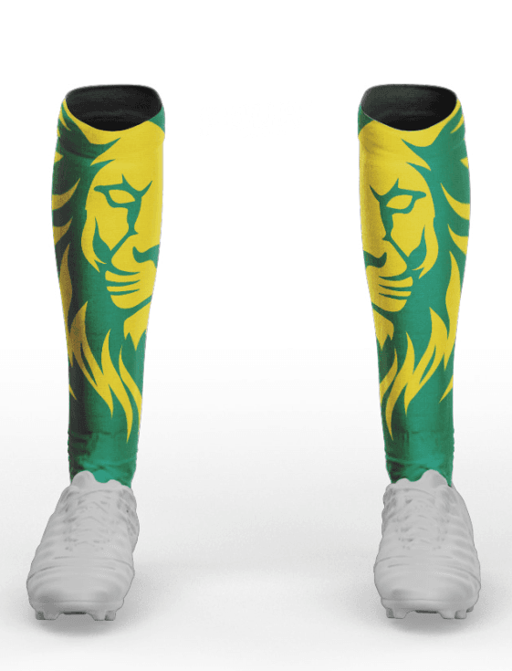 Yellow Grip Socks front